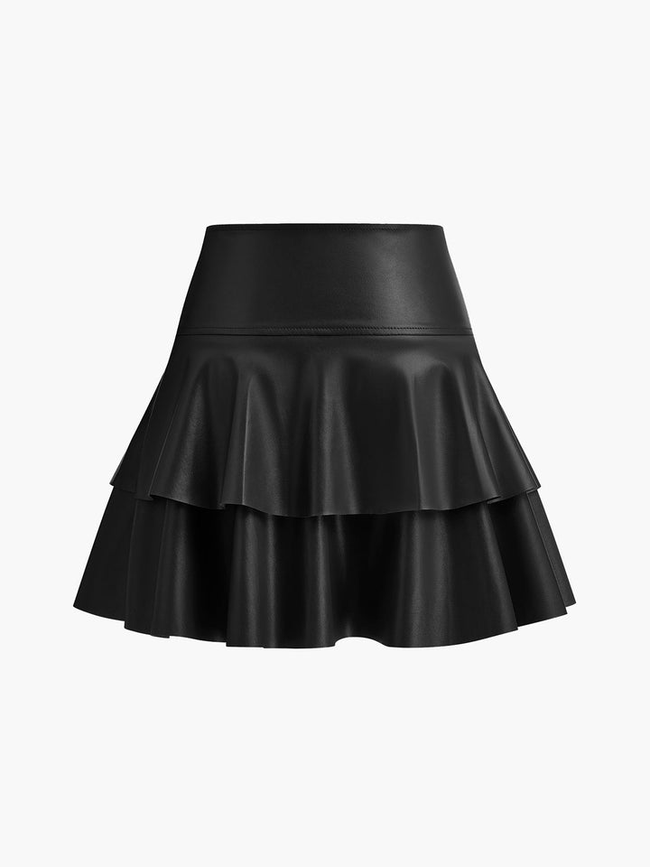 High-Waist Ruffle Skirt  Liora Lane Boutique Skirts