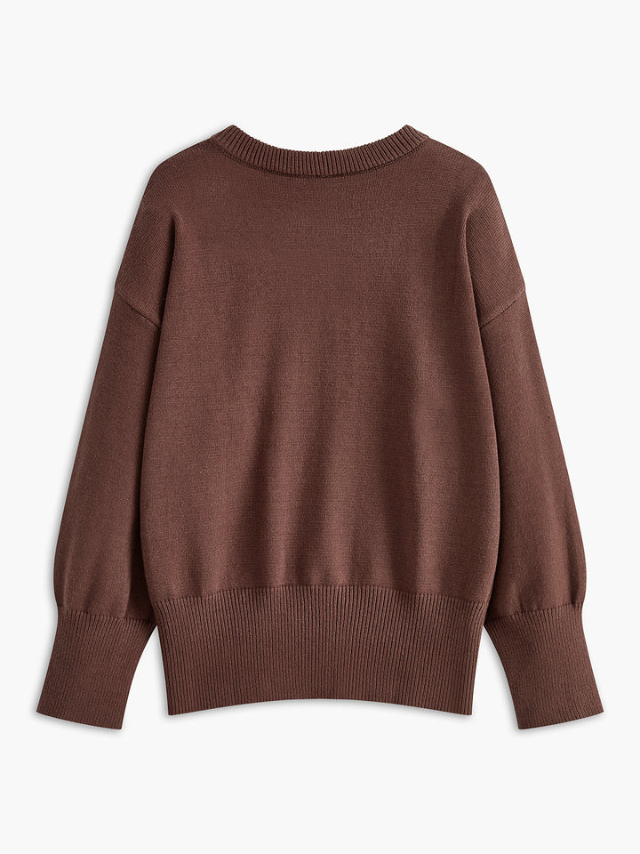 Minimalist Plain Shift Sweater  Liora Lane Boutique Sweaters