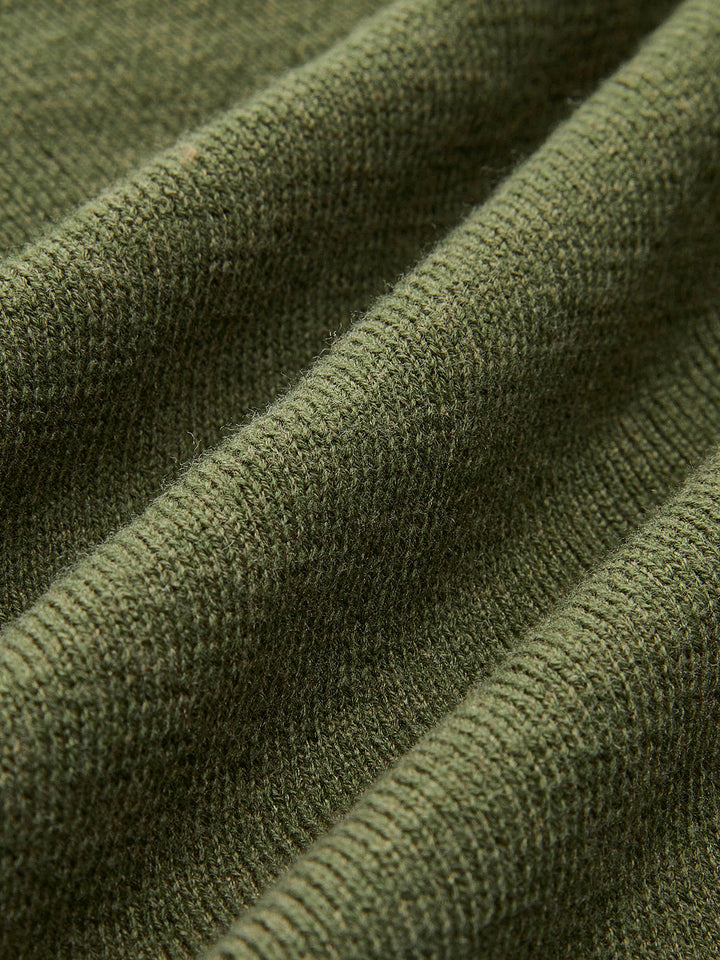 Wool-Blend Asymmetrical Neck Knit Top  Liora Lane Boutique Knit Tops