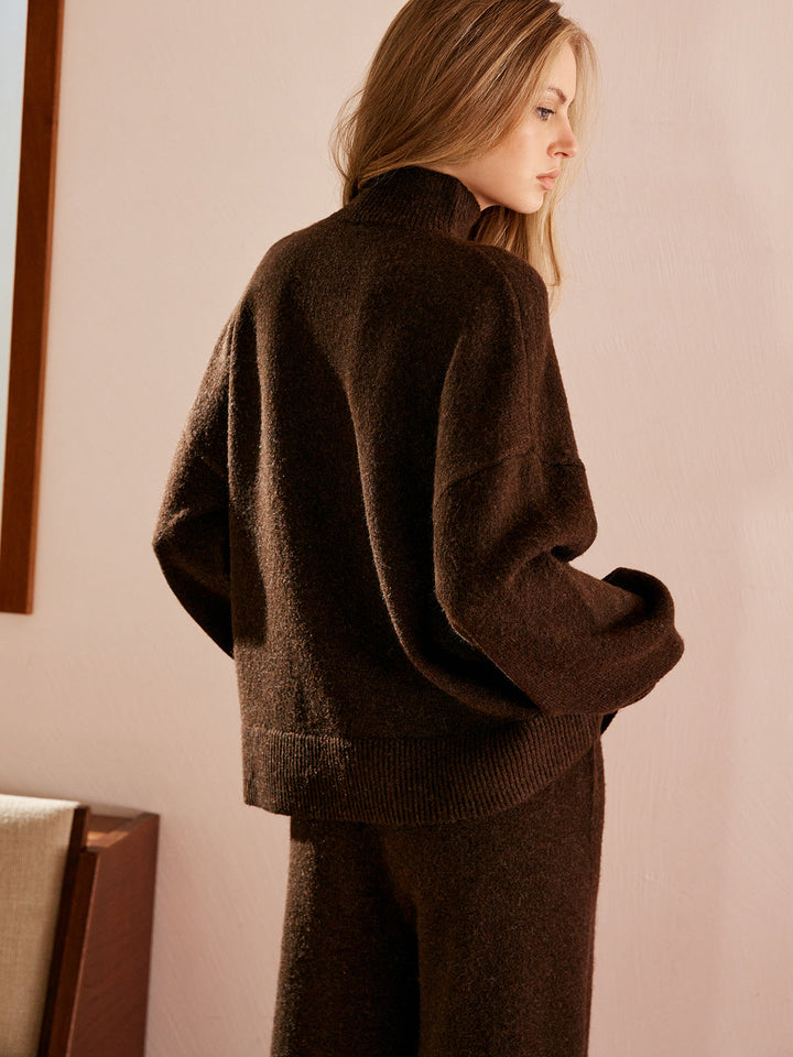 Basic Mock Neck Shift Sweater  Liora Lane Boutique Sweaters