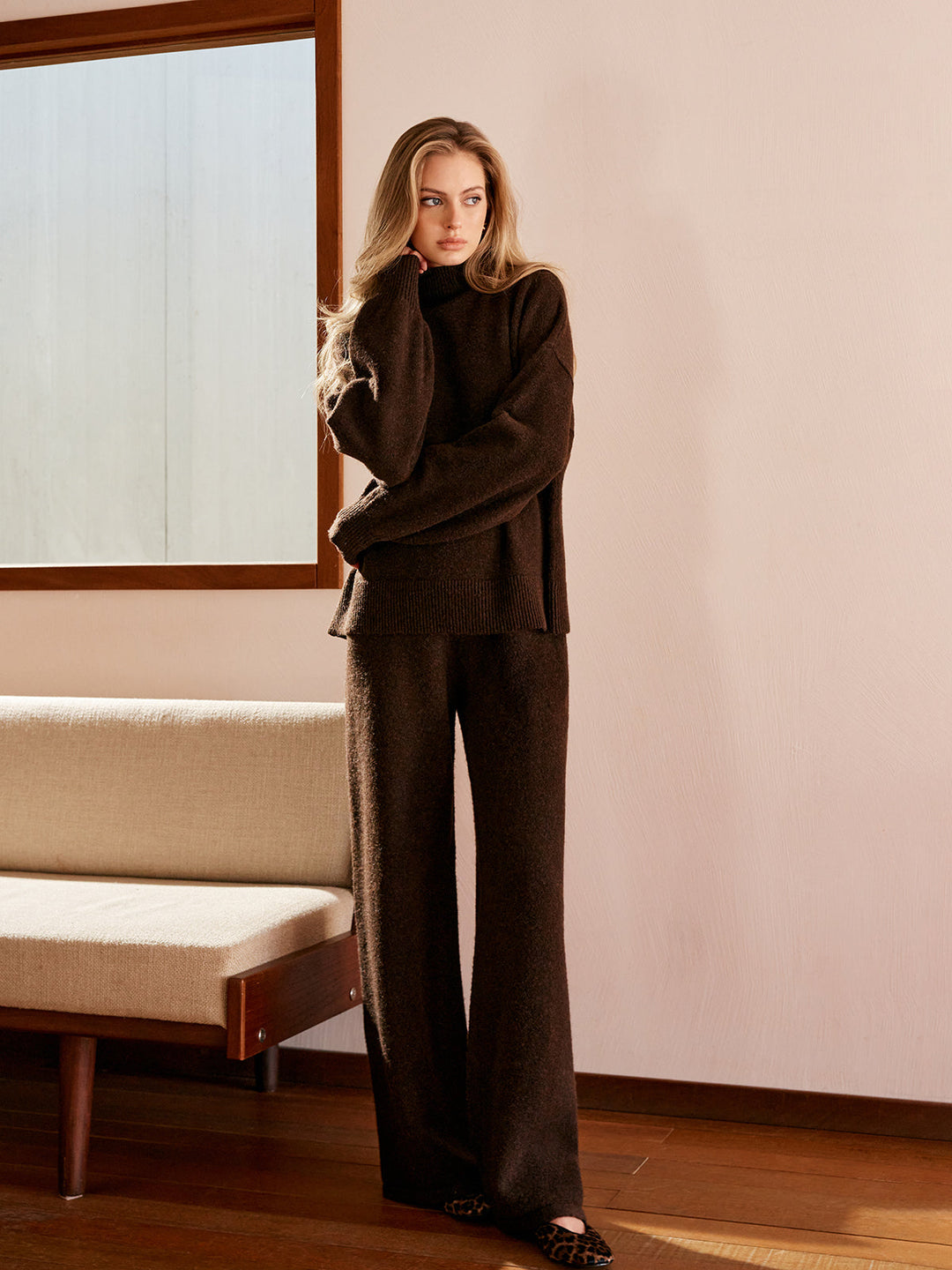 Basic Mock Neck Shift Sweater  Liora Lane Boutique Sweaters