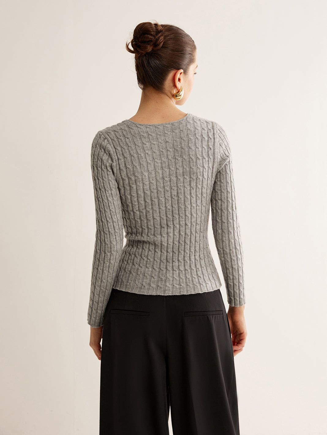 V-Neck Criss Cross Knit Top  Liora Lane Boutique Knit Tops