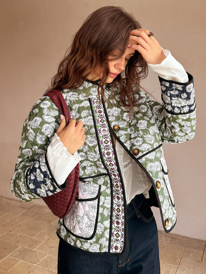 Boheme Flap Pockets Winter Coat  Liora Lane Boutique Winter Coats Green / XL 58.00