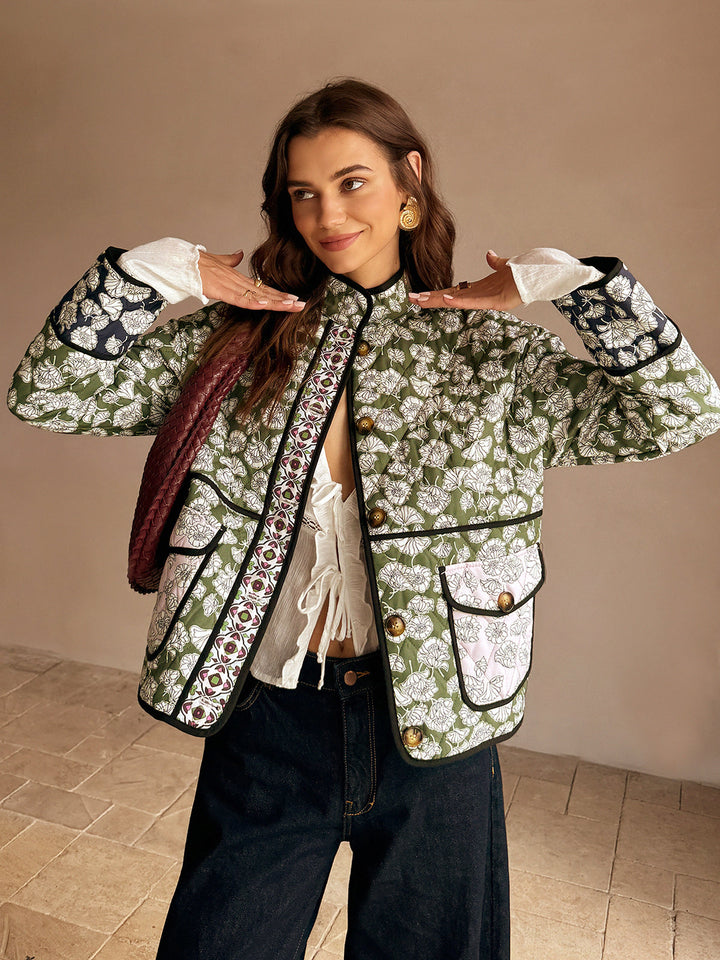 Boheme Flap Pockets Winter Coat  Liora Lane Boutique Winter Coats
