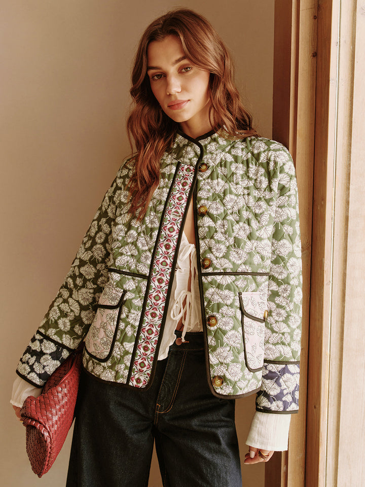 Boheme Flap Pockets Winter Coat  Liora Lane Boutique Winter Coats