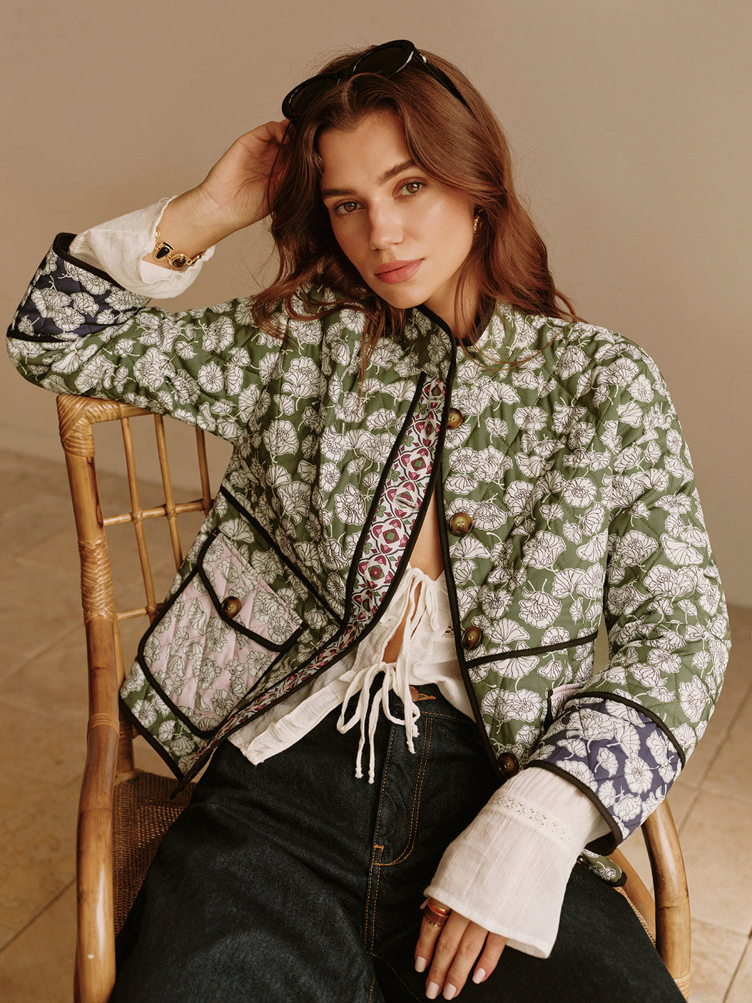 Boheme Flap Pockets Winter Coat  Liora Lane Boutique Winter Coats