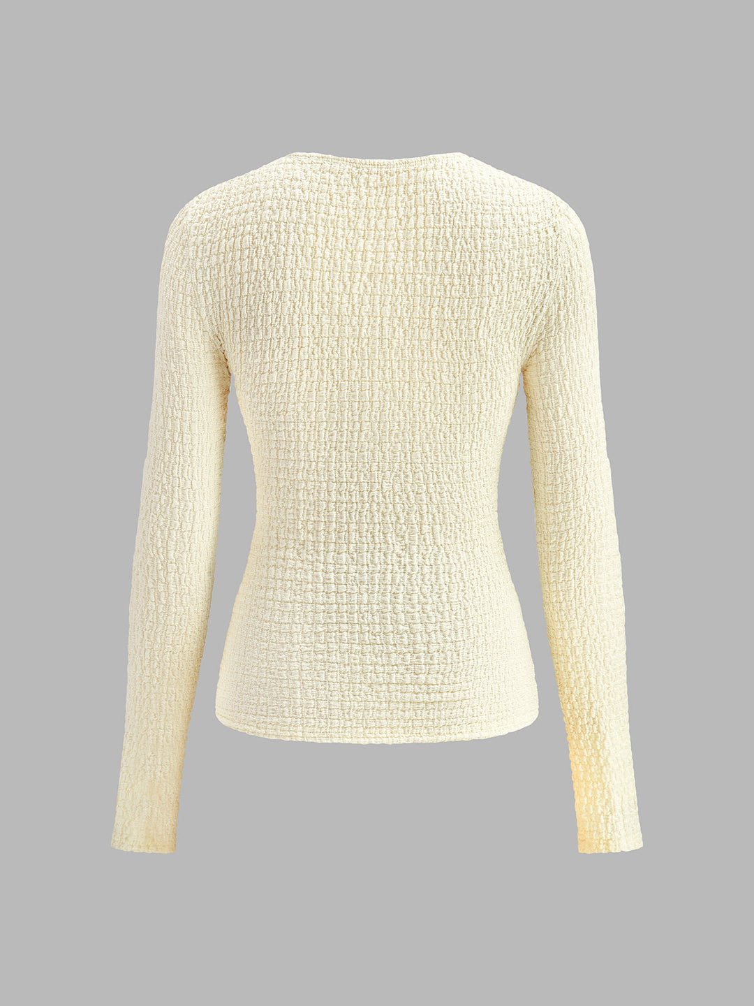Metal O-Ring Cutout Plisse T-Shirt  Liora Lane Boutique T-Shirts