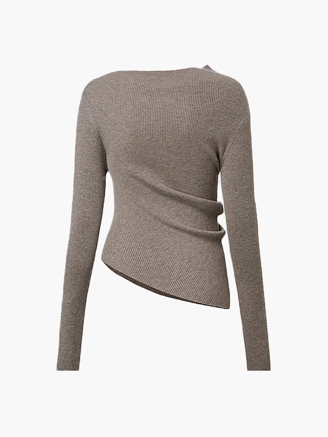 Wool-Blend Asymmetrical Sequins Knit Top  Liora Lane Boutique Knit Tops