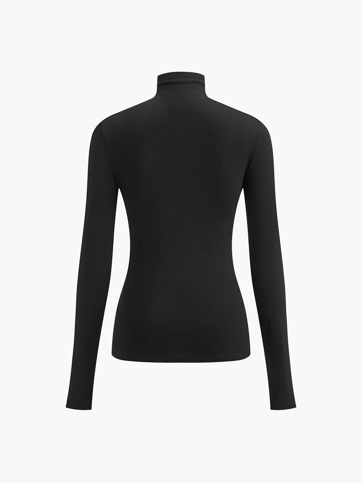 2 in 1 Mock Neck Jersey Top  Liora Lane Boutique T-Shirts