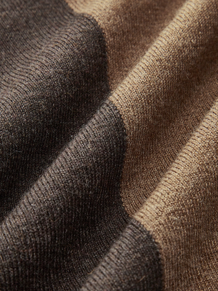 Wool-Blend Two Tone Skinny Knit Top  Liora Lane Boutique Knit Tops