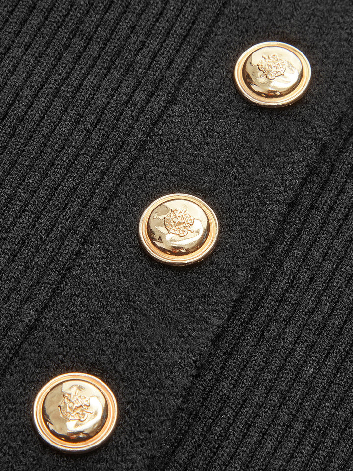 Button Down Skinny Knit Top  Liora Lane Boutique Knit Tops