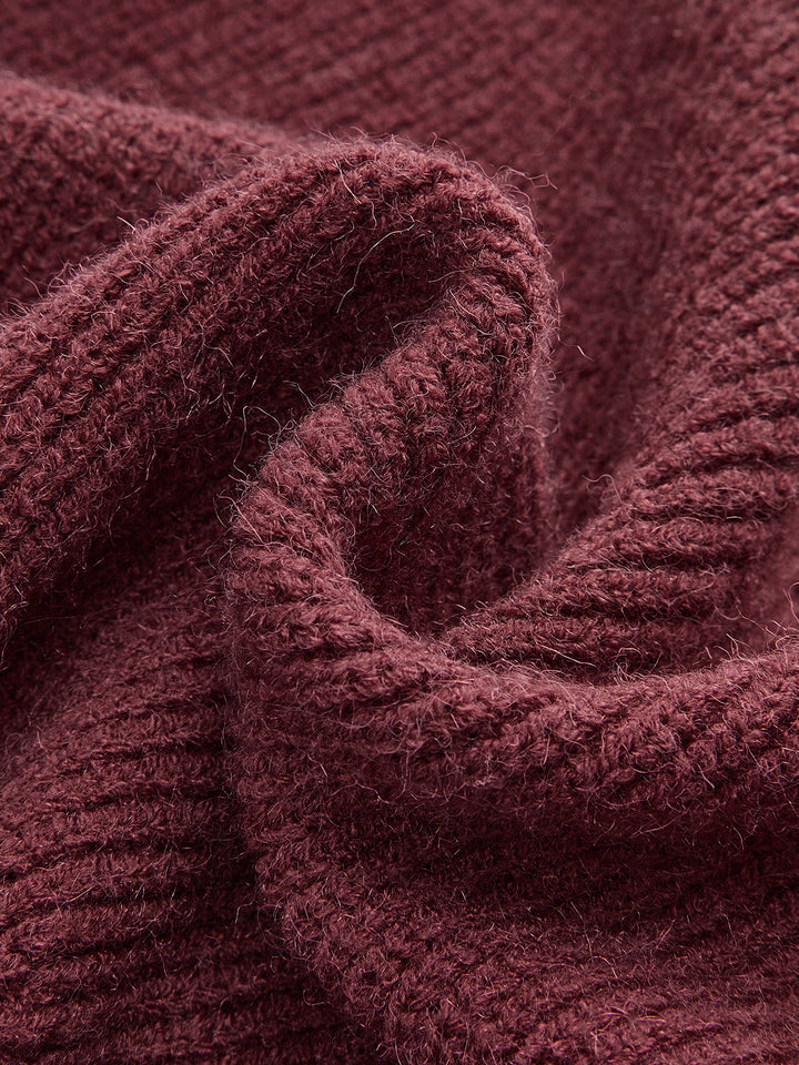 Contrast Bow Cinched Waist Sweater  Liora Lane Boutique Sweaters