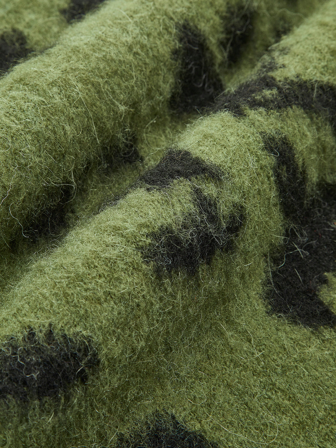 Wool-Blend Leopard Fuzzy Sweater  Liora Lane Boutique Sweaters