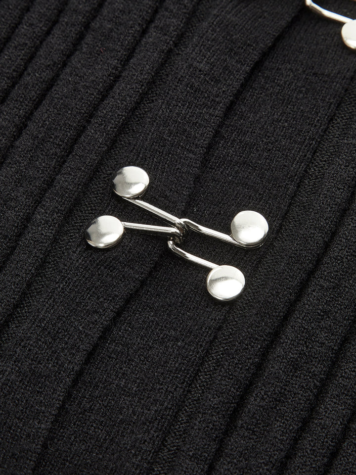 Hook Front Skinny Knit Top  Liora Lane Boutique Knit Tops