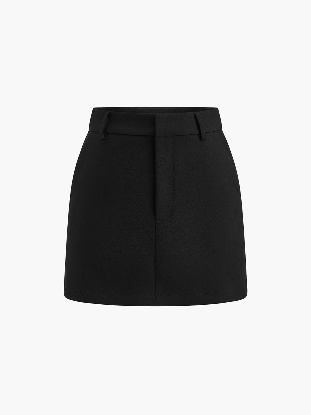 Solid A-Line Short Skirt  Liora Lane Boutique Skirts