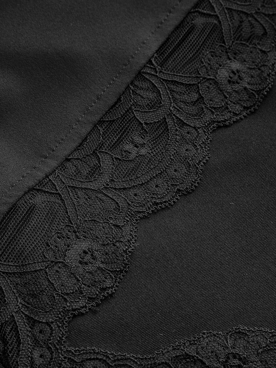 Lace Trim V-Neck T-Shirt  Liora Lane Boutique T-Shirts