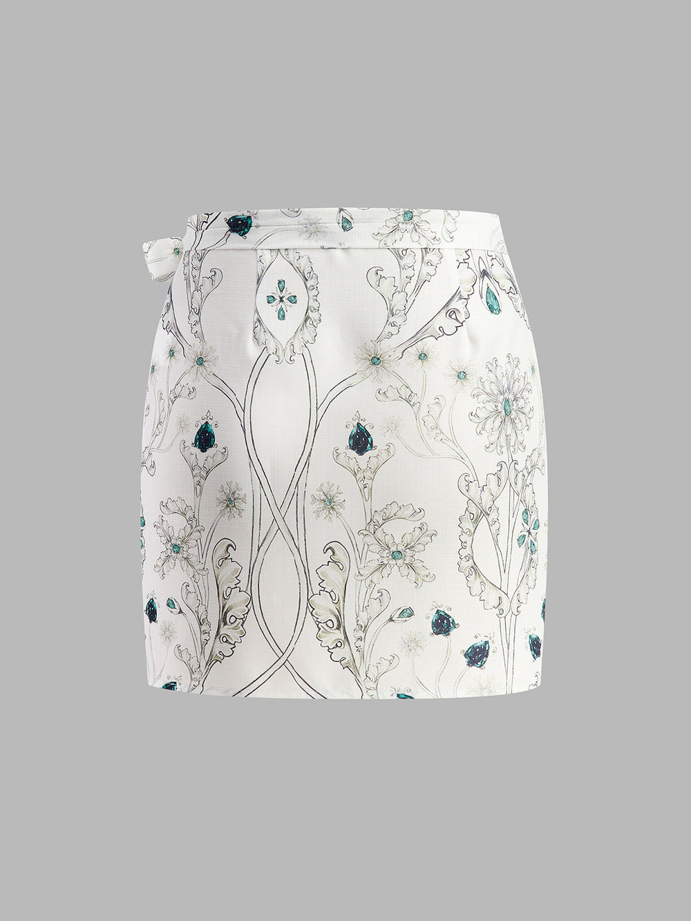 Floral Print Wrap Skirt  Liora Lane Boutique Skirts