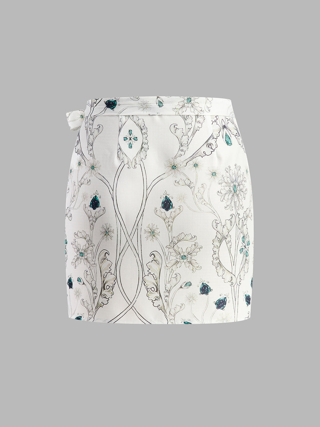 Floral Print Wrap Skirt  Liora Lane Boutique Skirts