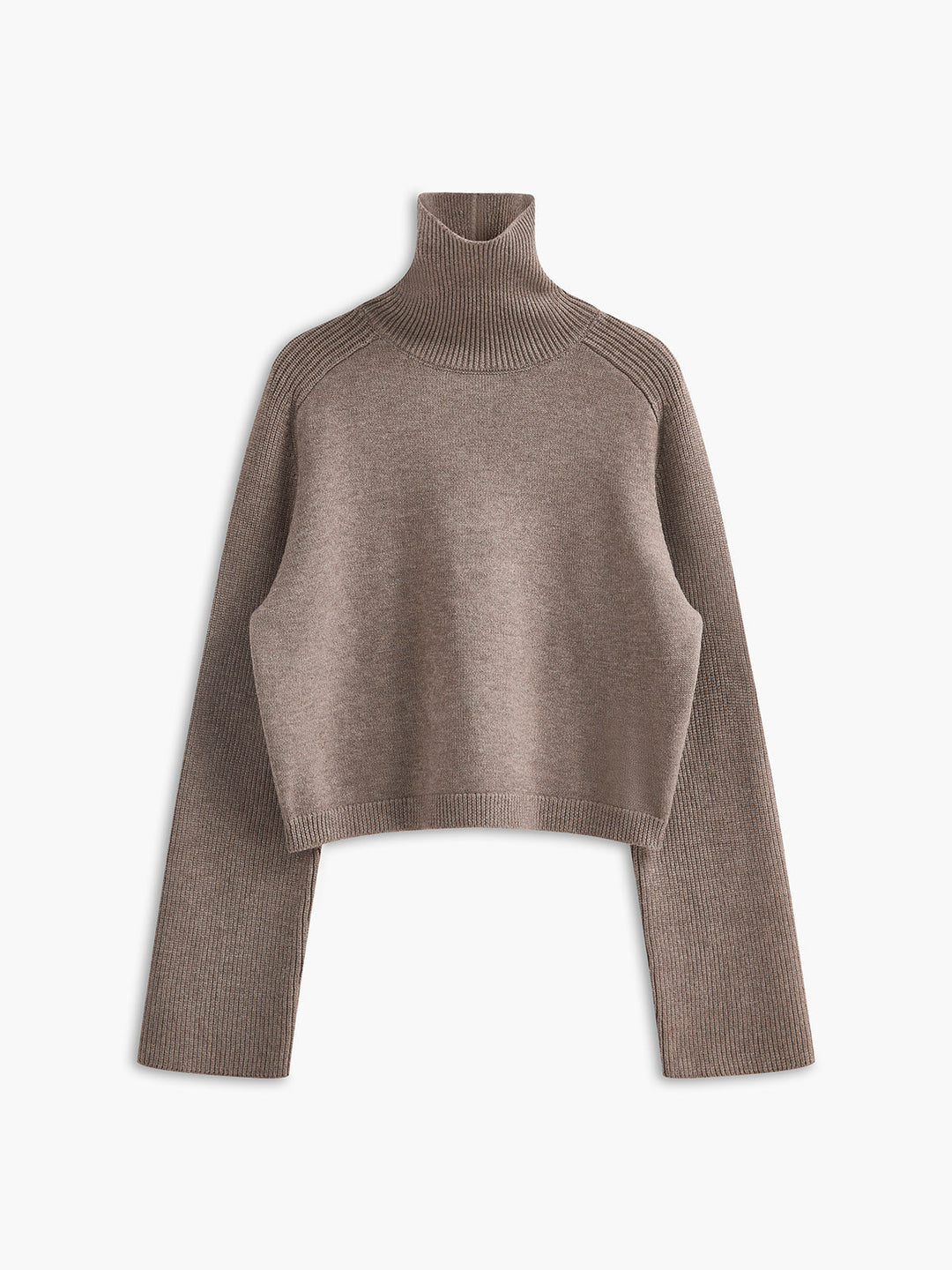 Ribbed Turtleneck Short Sweater  Liora Lane Boutique Sweaters
