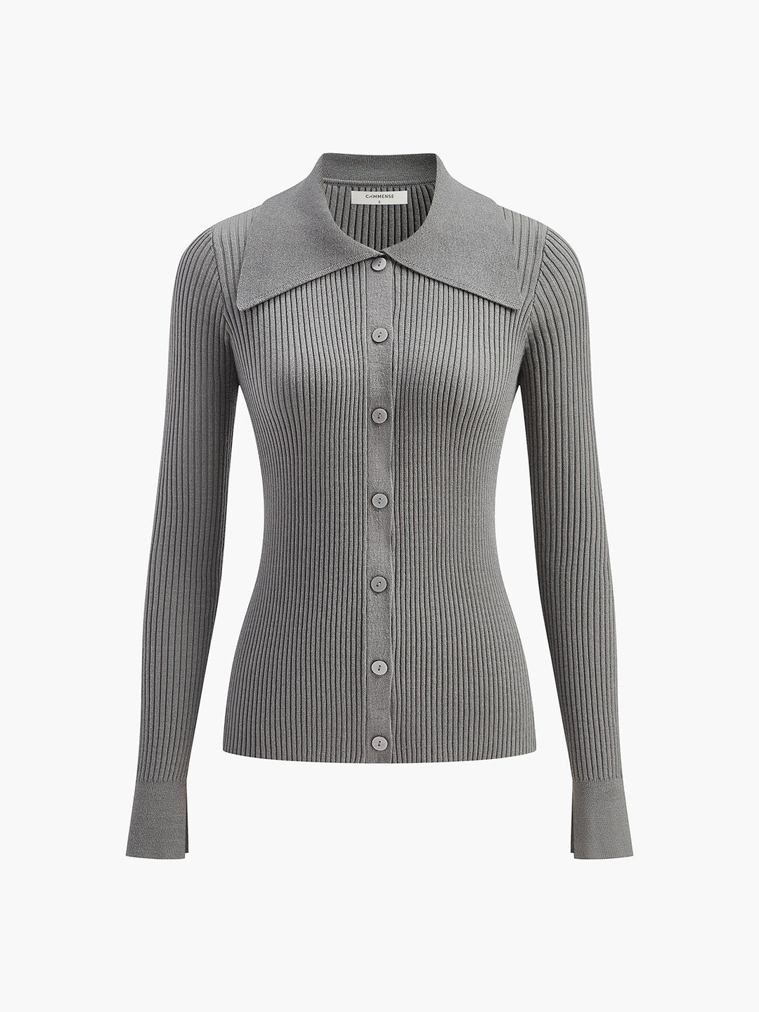 Ribbed Lapel Slim Cardigan  Liora Lane Boutique Cardigans