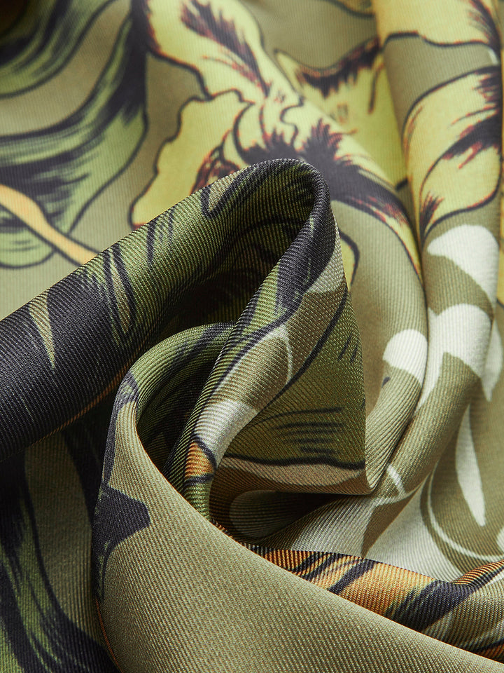 Tie Detail Floral Print Wrap Skirt  Liora Lane Boutique Skirts