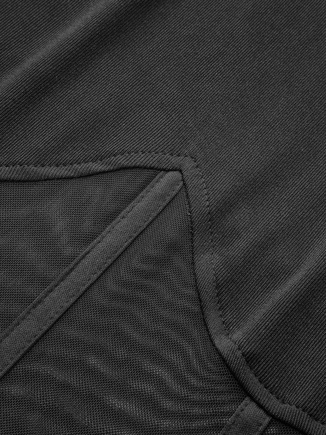 Sheer Mesh Combination Long Sleeve Top  Liora Lane Boutique T-Shirts