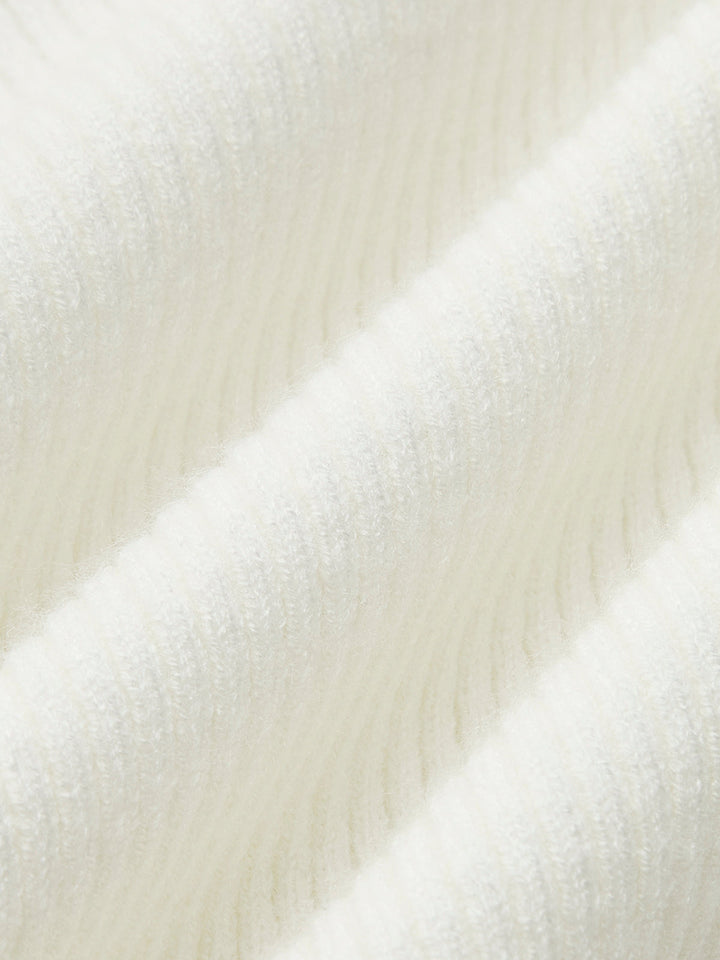 Shoulder-Cutout Ribbed Crop Sweater  Liora Lane Boutique Sweaters