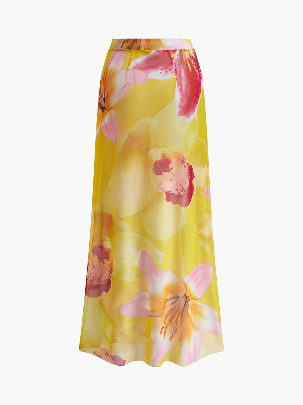 Mesh Floral Print Cover-Up Skirt  Liora Lane Boutique Kimonos & Cover Ups