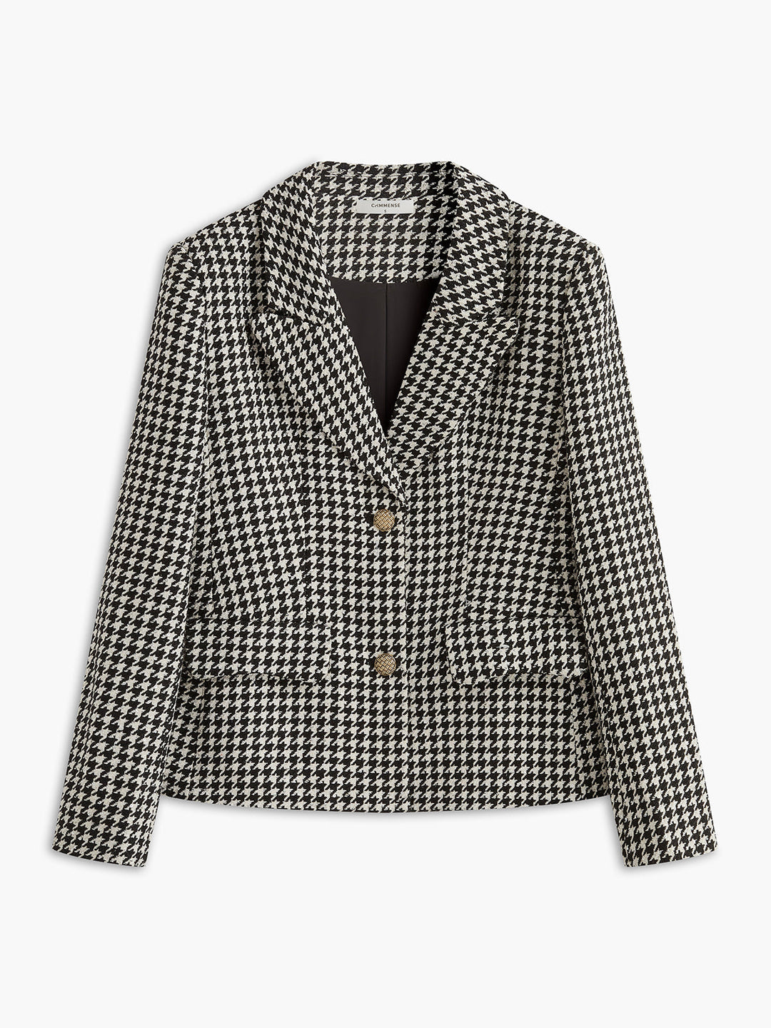 Retro Lapel Button Blazer  Liora Lane Boutique Blazers Black / XL 161.00