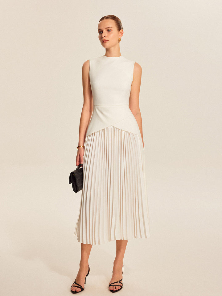 Sleeveless Pleated Dress  Liora Lane Boutique Dresses