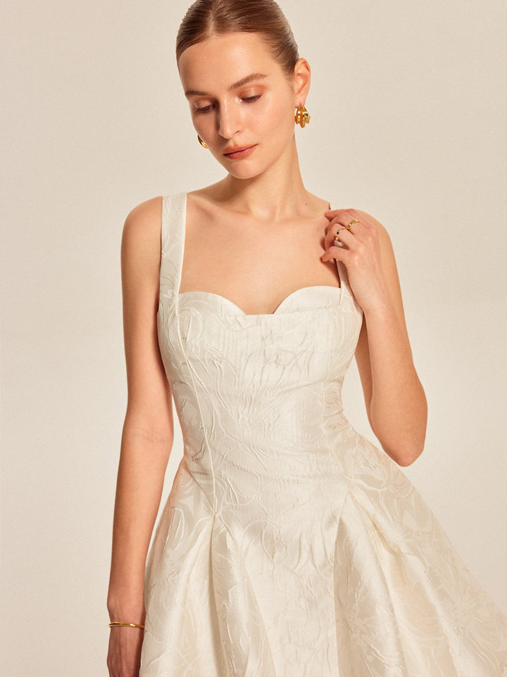 Sweetheart Neckline Flared Dress  Liora Lane Boutique Dresses