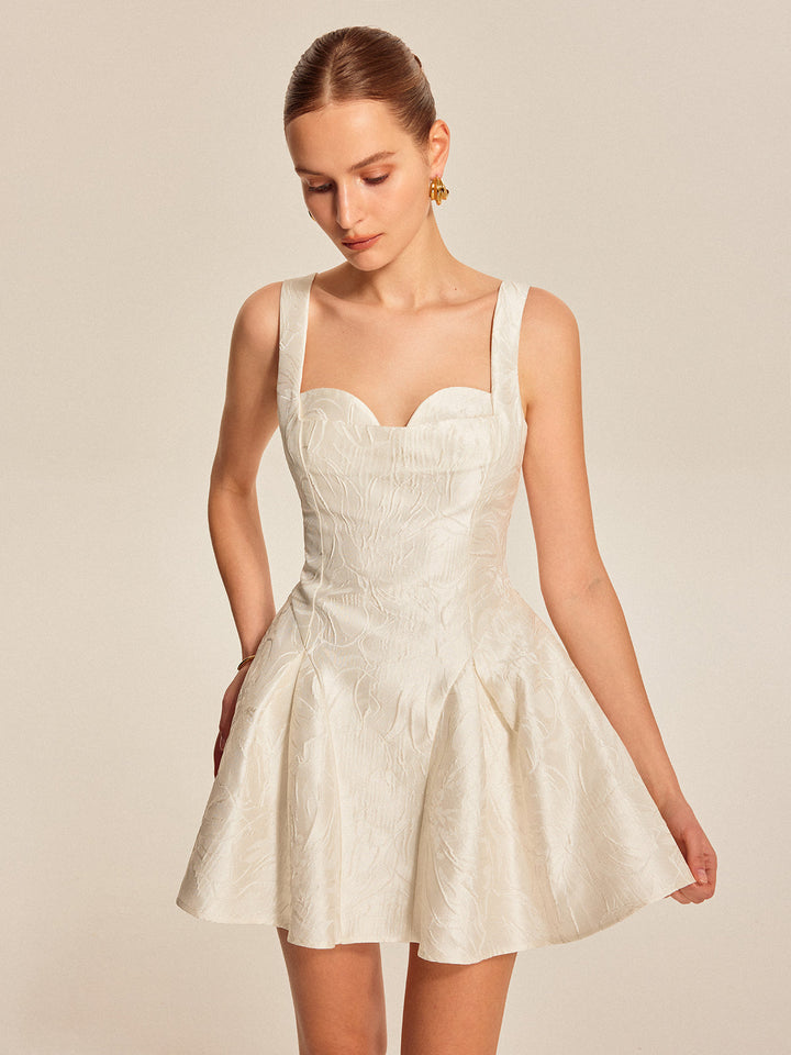 Sweetheart Neckline Flared Dress  Liora Lane Boutique Dresses
