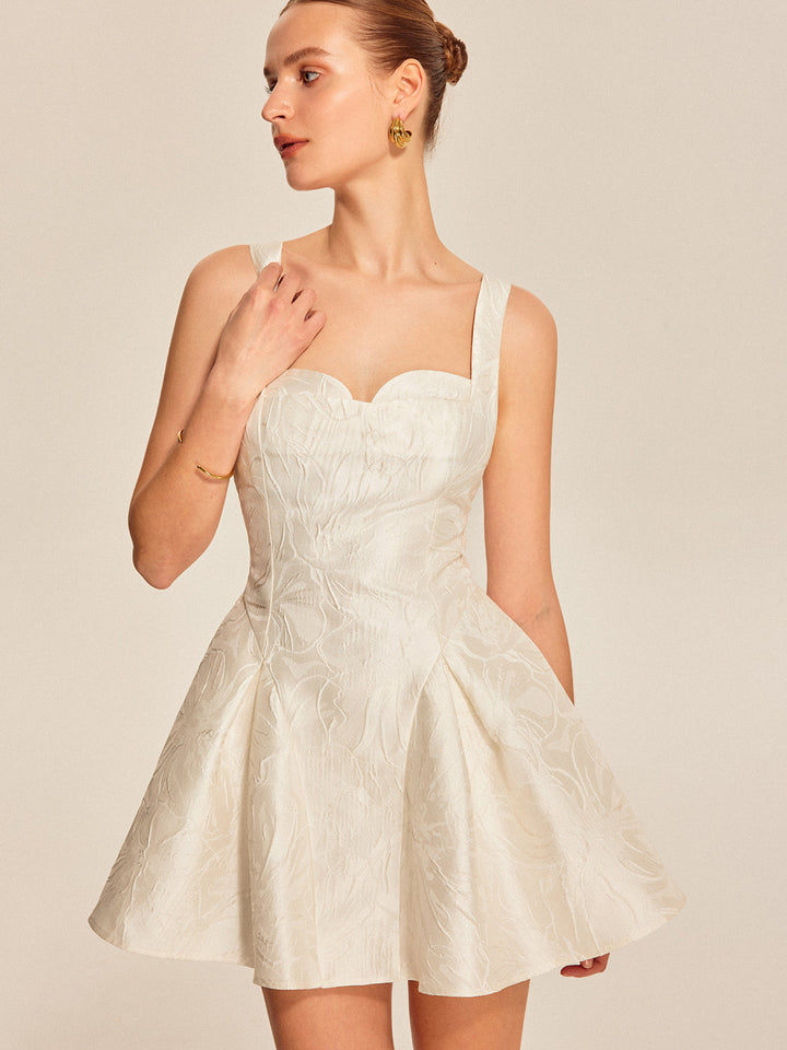 Sweetheart Neckline Flared Dress  Liora Lane Boutique Dresses