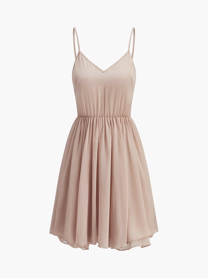 Semi-Sheer Chiffon Ruffle Dress With Outer Cape  Liora Lane Boutique Dresses