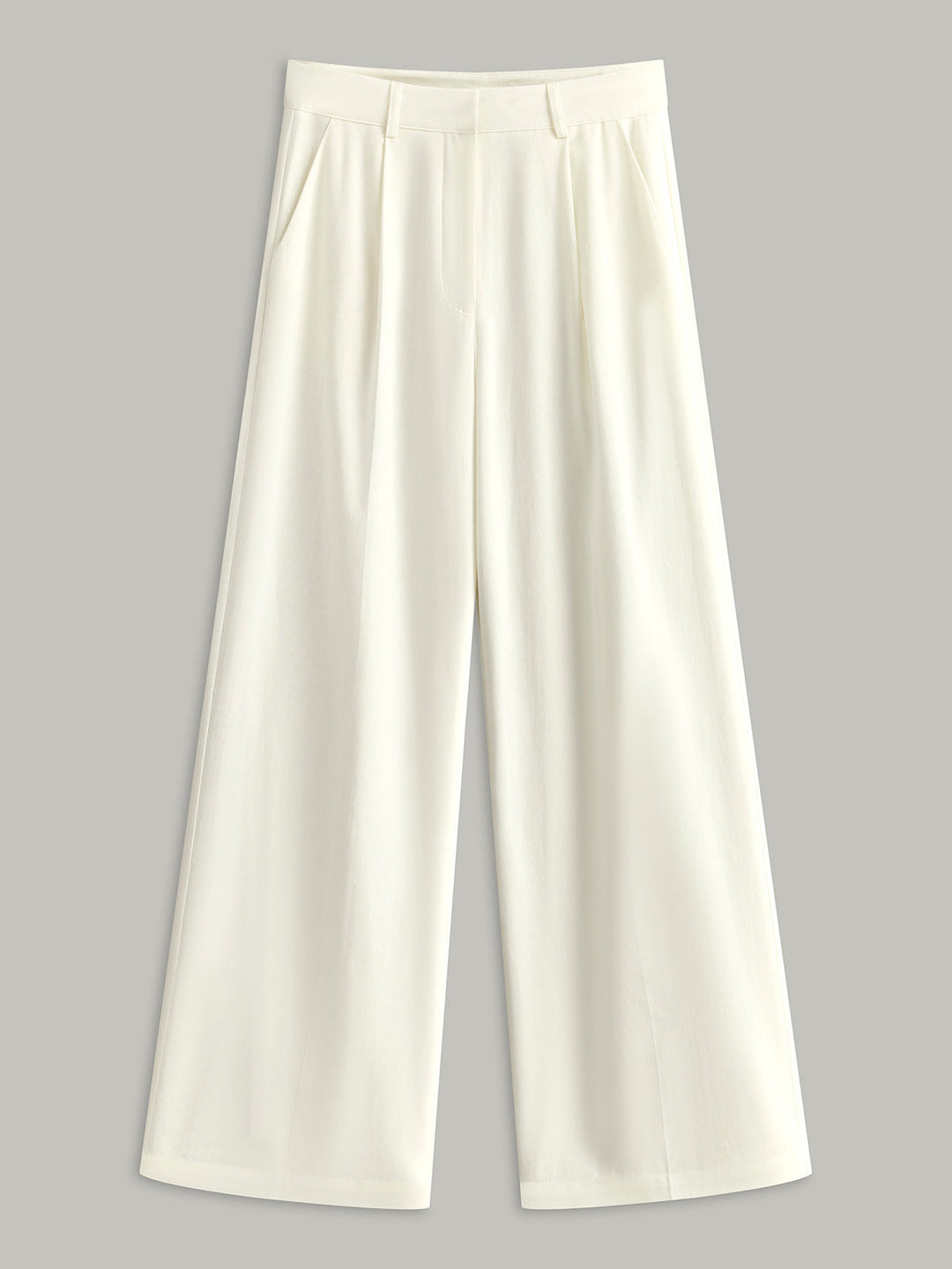 Cotton & Linen High-Waisted Pocketed Pants  Liora Lane Boutique Pants