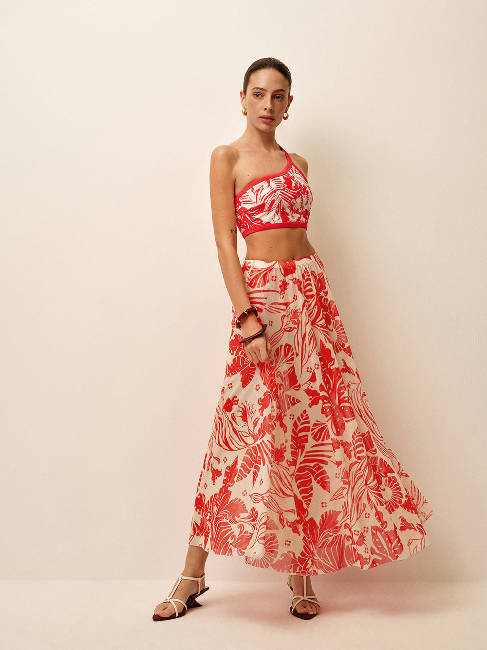 Mesh Printed Cover-Up Skirt  Liora Lane Boutique Kimonos & Cover Ups
