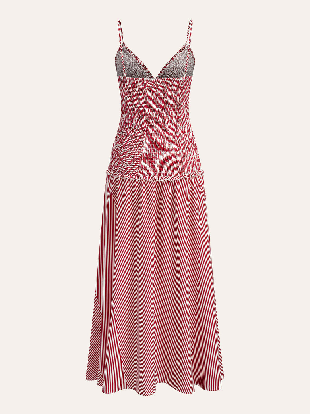 Shirred V-Neck Sleeveless Pleated Dress  Liora Lane Boutique Dresses
