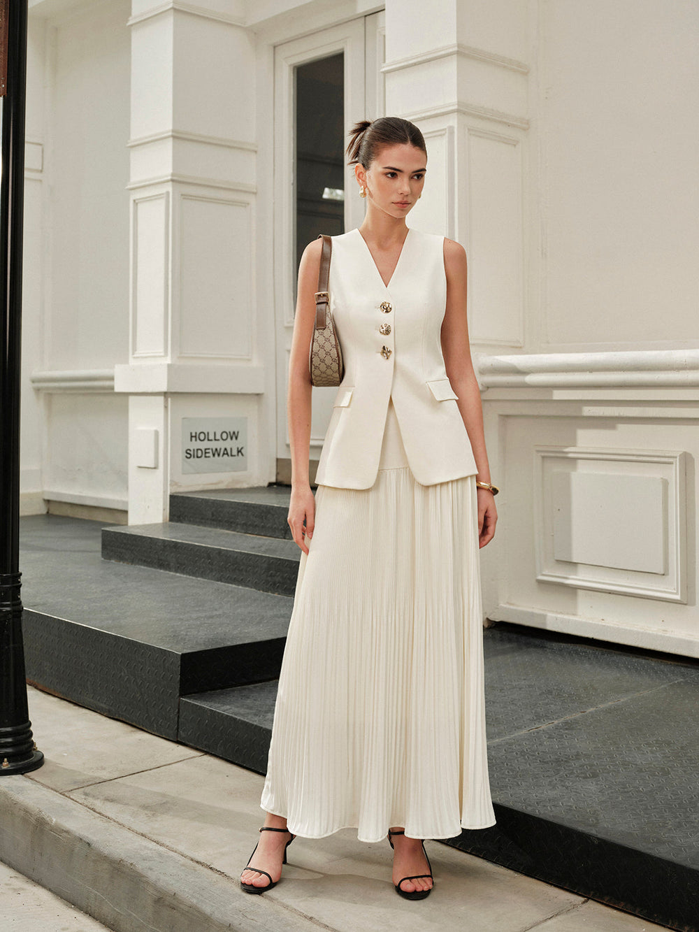 Mid-Waist Pleated Skirt  Liora Lane Boutique Skirts