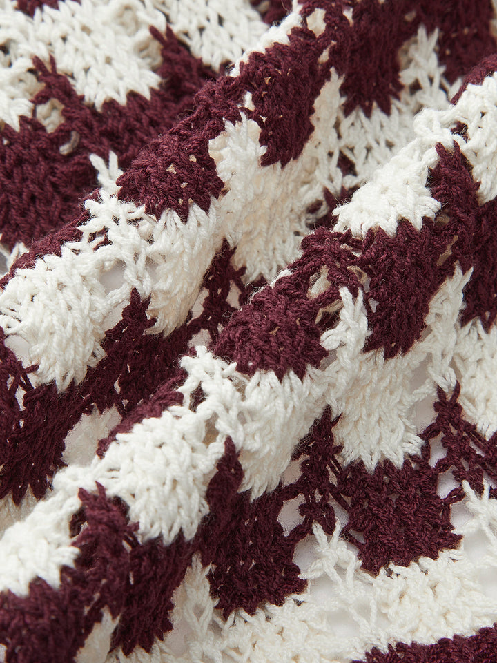 Contrast Bow-Tie Knit Top  Liora Lane Boutique Knit Tops