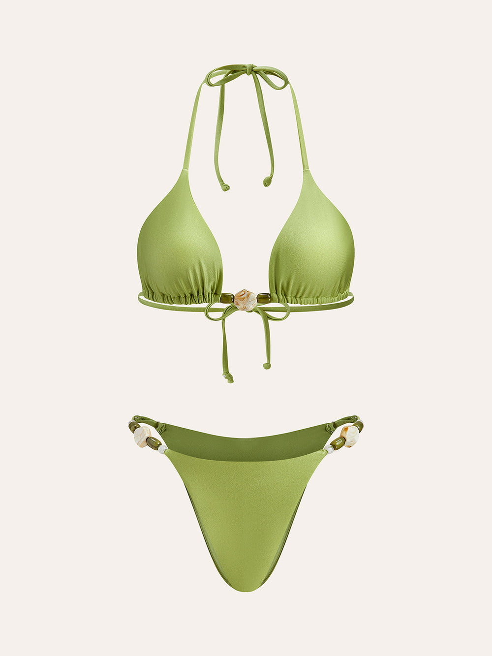 Strappy Ruffle Detail Bikini Set  Liora Lane Boutique Bikini Sets