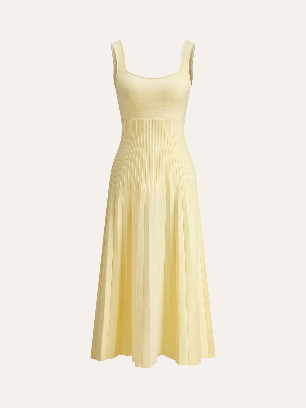 Square-Neck Ribbed Knit Dress  Liora Lane Boutique Knit Dresses