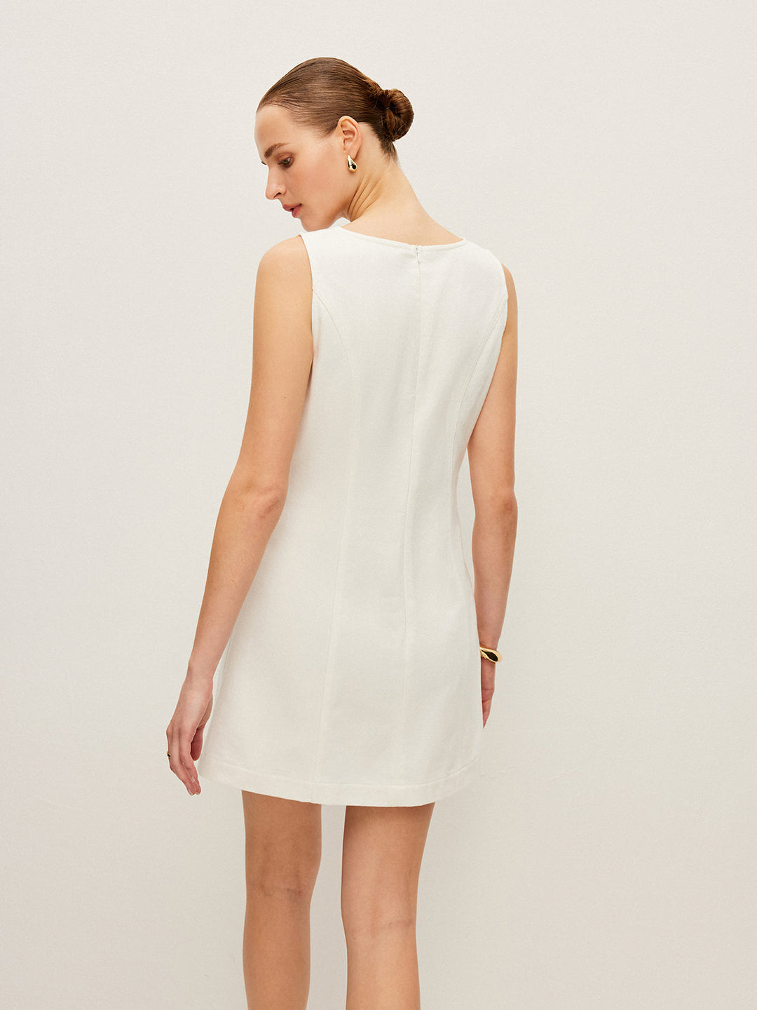 Sleeveless Denim Dress  Liora Lane Boutique Dresses