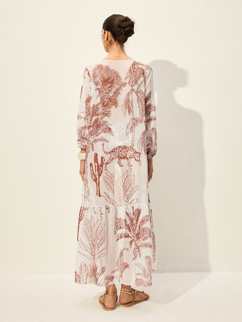 Floral Print Cover-Up Skirt  Liora Lane Boutique Kimonos & Cover Ups