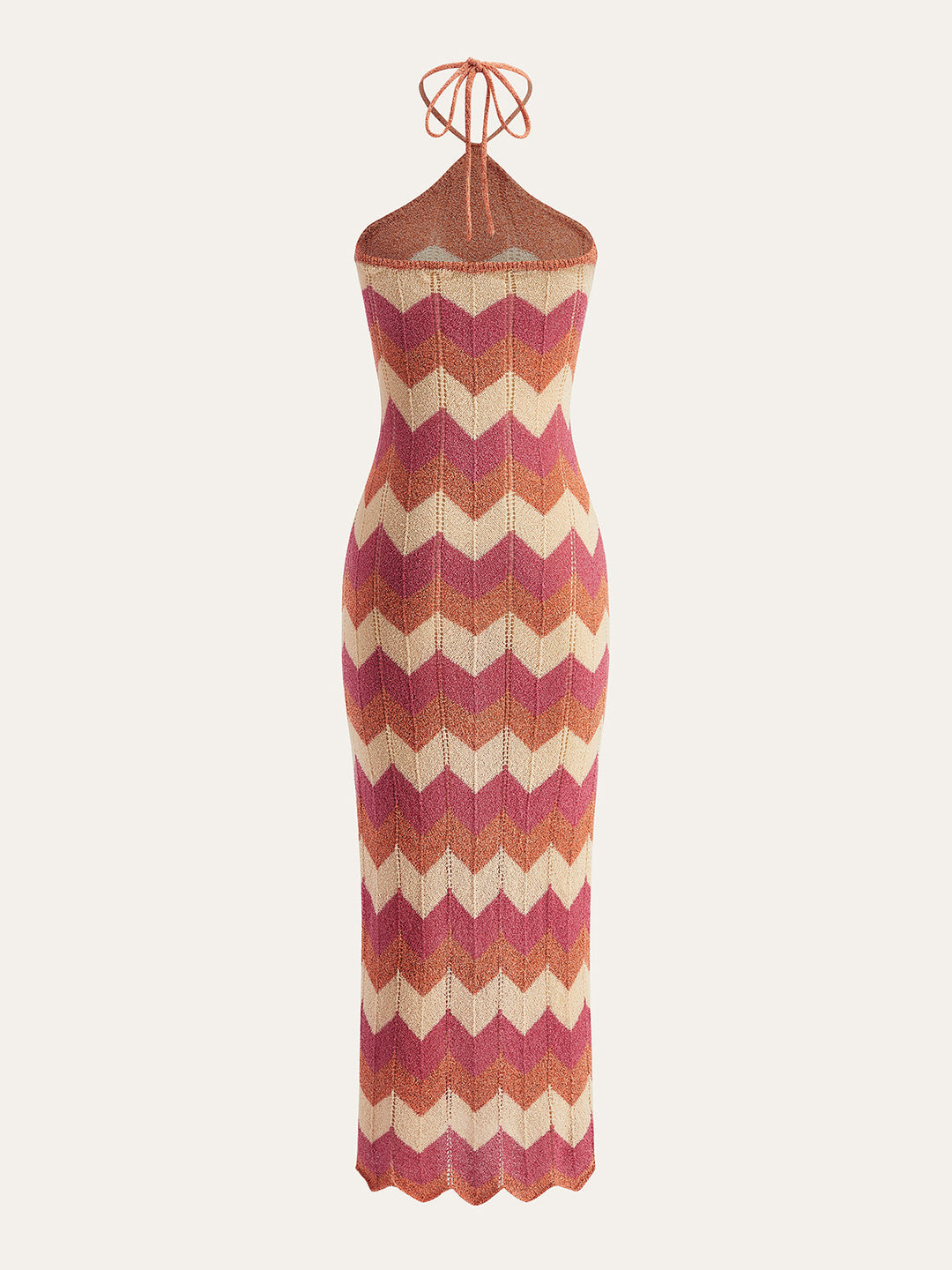 Color Block Halter Knotted Split Sweater Dress  Liora Lane Boutique Sweater Dresses