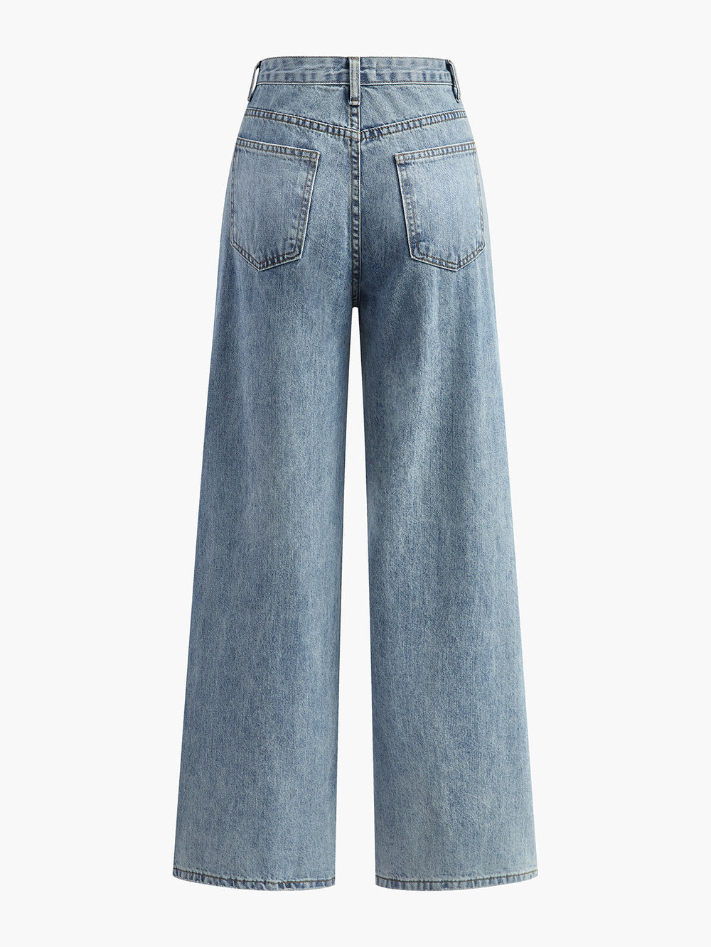 Asymmetric Waist Wide-Leg Jeans  Liora Lane Boutique Pants