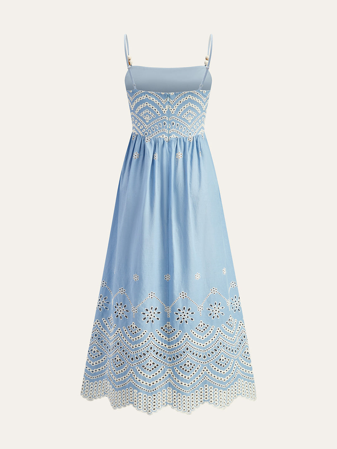 Semi-Sheer Embroidered Eyelet Cami Dress  Liora Lane Boutique Dresses