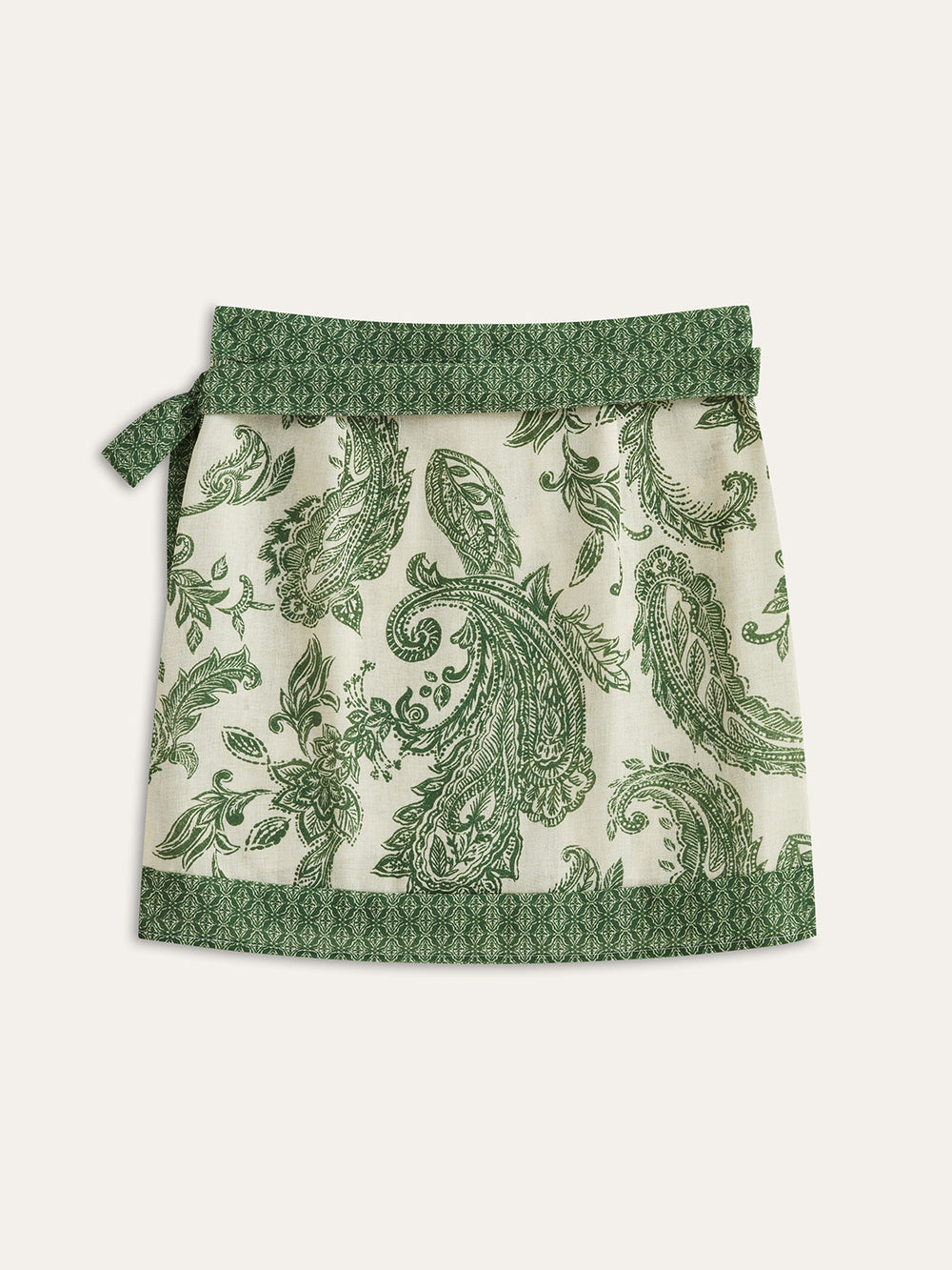 Paisley Print Wrap Skirt  Liora Lane Boutique Skirts