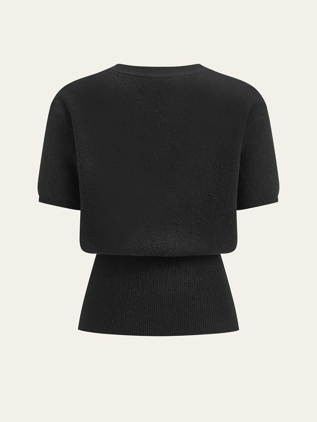 Metal Button V-Neck Sweater  Liora Lane Boutique Sweaters