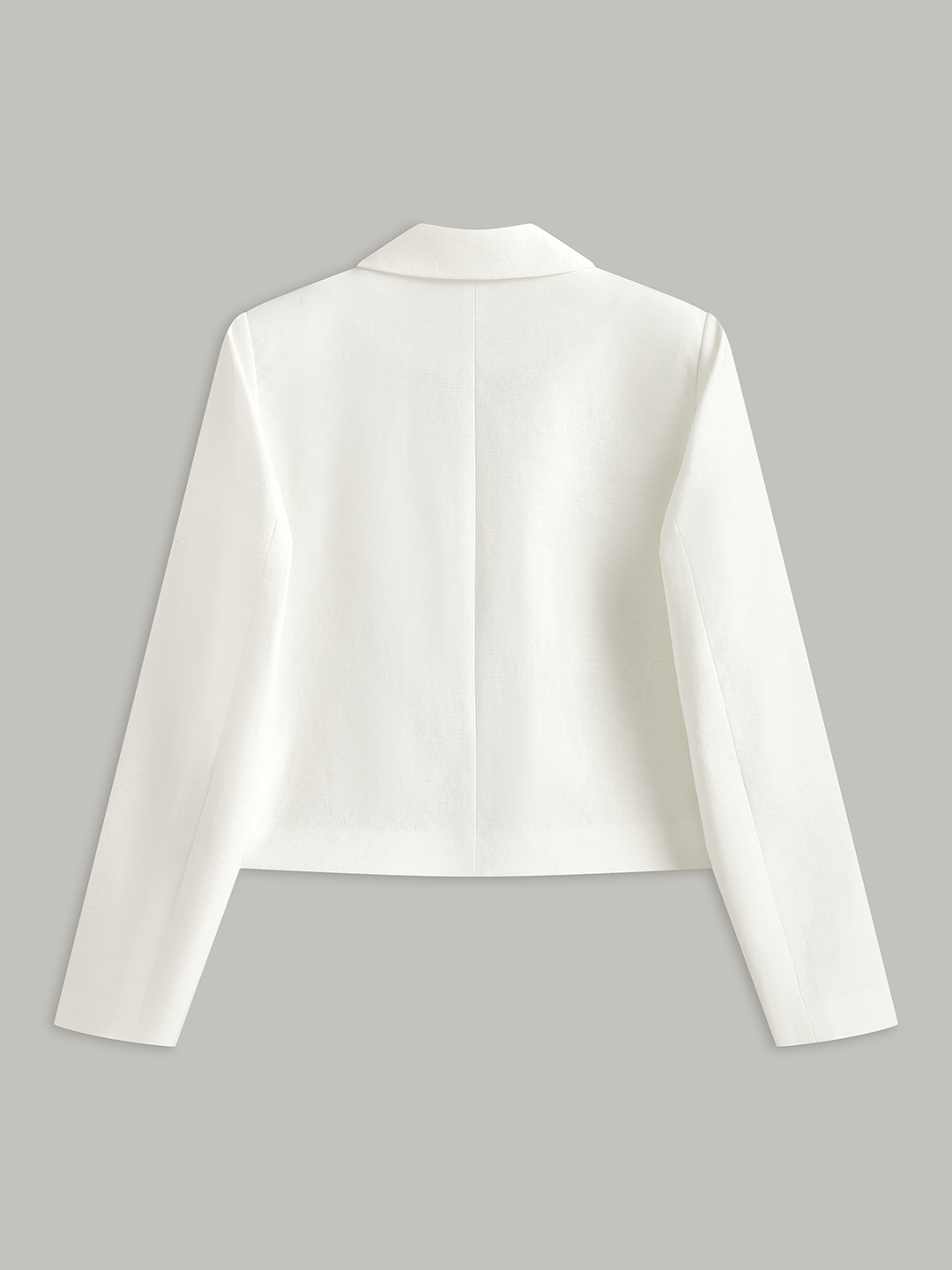 Cotton & Linen Cropped Blazer with Bow  Liora Lane Boutique Blazers