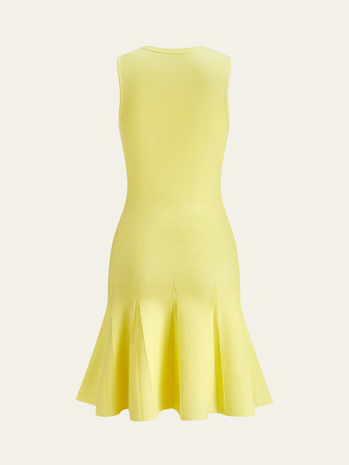 Sleeveless Knit Dress With Pocket Detail  Liora Lane Boutique Sweater Dresses